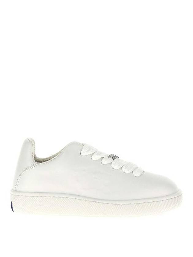 Leather Box Low-Top Sneakers White - BURBERRY - BALAAN 2