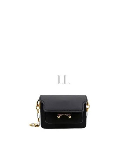 Trunk Nano Chain Crossbody Bag Black - MARNI - BALAAN 2