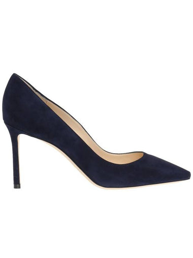 Jimmy Choo 'Romy' Stiletto Shoes, Women's, Navy Blue - JIMMY CHOO - BALAAN 1