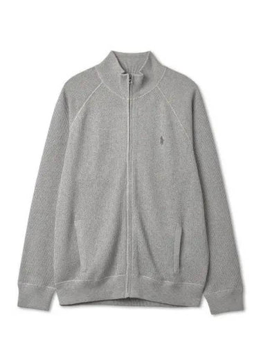 Full zip cotton sweater gray - POLO RALPH LAUREN - BALAAN 1