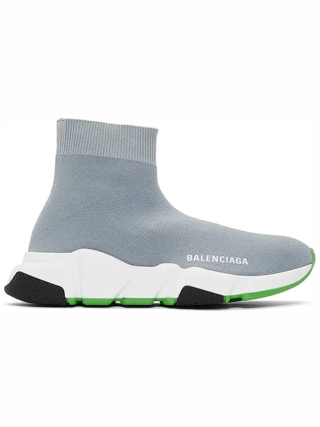 Men's Speed Trainer High Top Sneakers Grey - BALENCIAGA - BALAAN 1