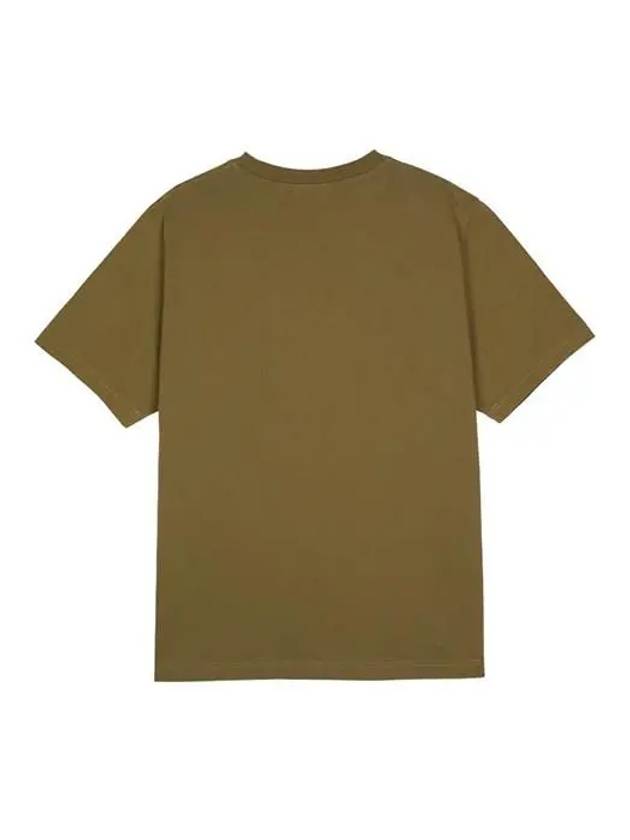 Bold Fox Head Patch Comfort Short Sleeve T-Shirt Khaki Green - MAISON KITSUNE - BALAAN 3