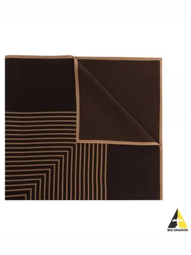 Toteme Signature Monogram Scarf Brown 213853801 - TOTEME - BALAAN 1