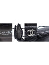 Women s Chanel Black Aged Glazed Calfskin Silver Plated Executive Quilted Shoulder Bag 12th gt Gangbuk used luxury goods - CHANEL - BALAAN 7