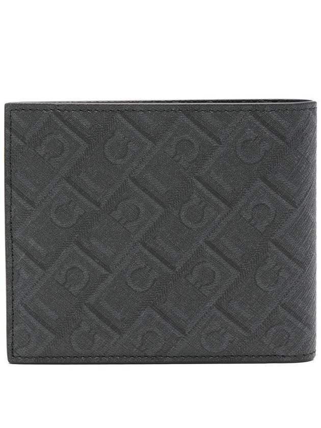 Monogram Half Wallet Nero - SALVATORE FERRAGAMO - BALAAN 4