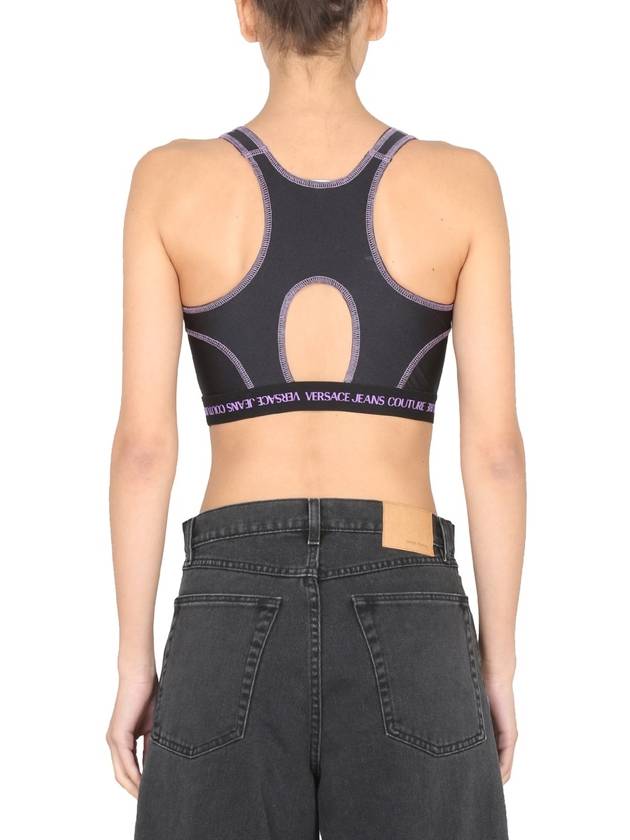 Crop Top WITH Logo Band 73HAM607N0008899 B0040185248 - VERSACE - BALAAN 4