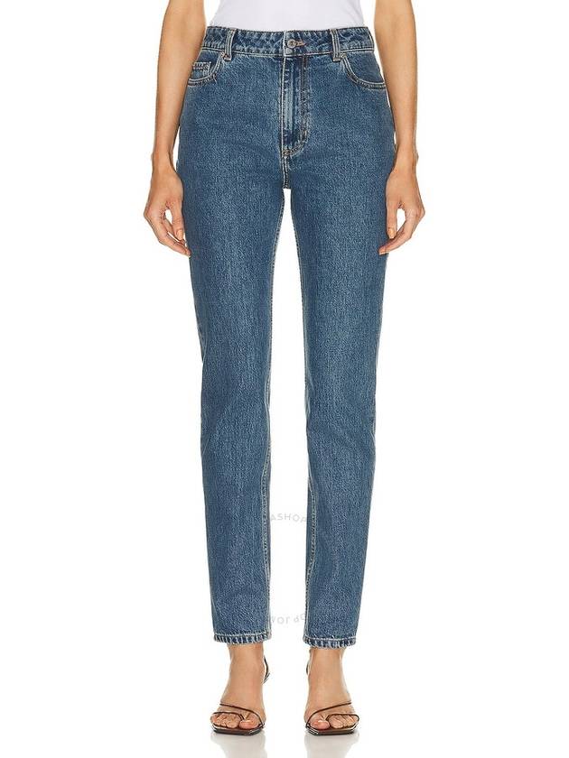 high waist slim fit jeans - BURBERRY - BALAAN 3