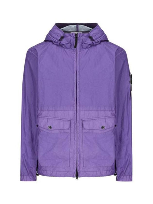 Membrana 3L TC Hooded Jacket Lavender - STONE ISLAND - BALAAN 1