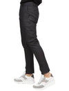 IKALOOK ANTONYMORATO Italy Black Cool Tone Casual Cotton Pants - IKALOOOK - BALAAN 2