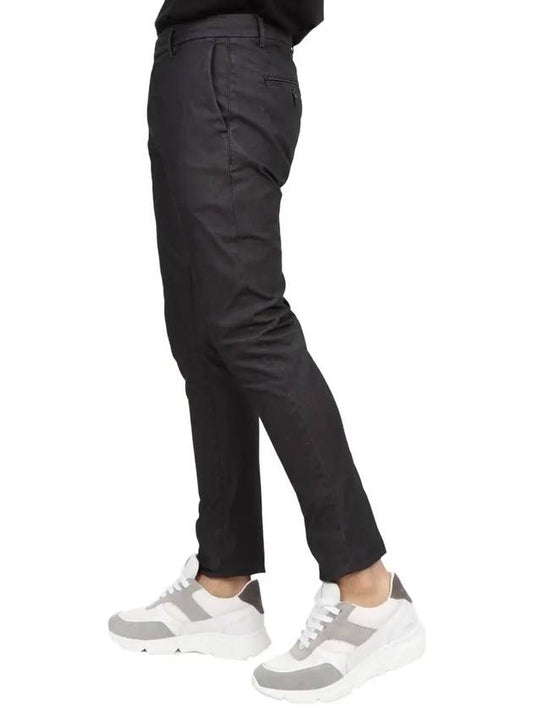 IKALOOK ANTONYMORATO Italy Black Cool Tone Casual Cotton Pants - IKALOOOK - BALAAN 2