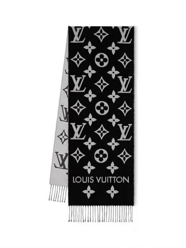 LV Essential Scarf Black - LOUIS VUITTON - BALAAN 2