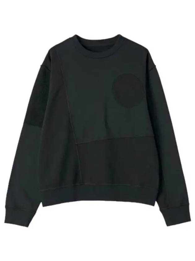 MM6 Cotton Sweatshirt Black T Shirt - MAISON MARGIELA - BALAAN 1