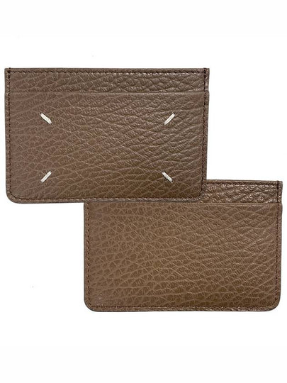 Stitch Leather Card Wallet Brown - MAISON MARGIELA - BALAAN 2