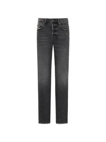 Dee Biker Straight Black Pants Denim A05156007K8 - DIESEL - BALAAN 1