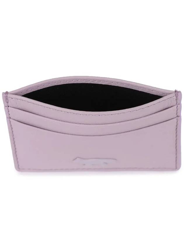 Fox Patch Card Wallet Lime Lilac - MAISON KITSUNE - BALAAN 6