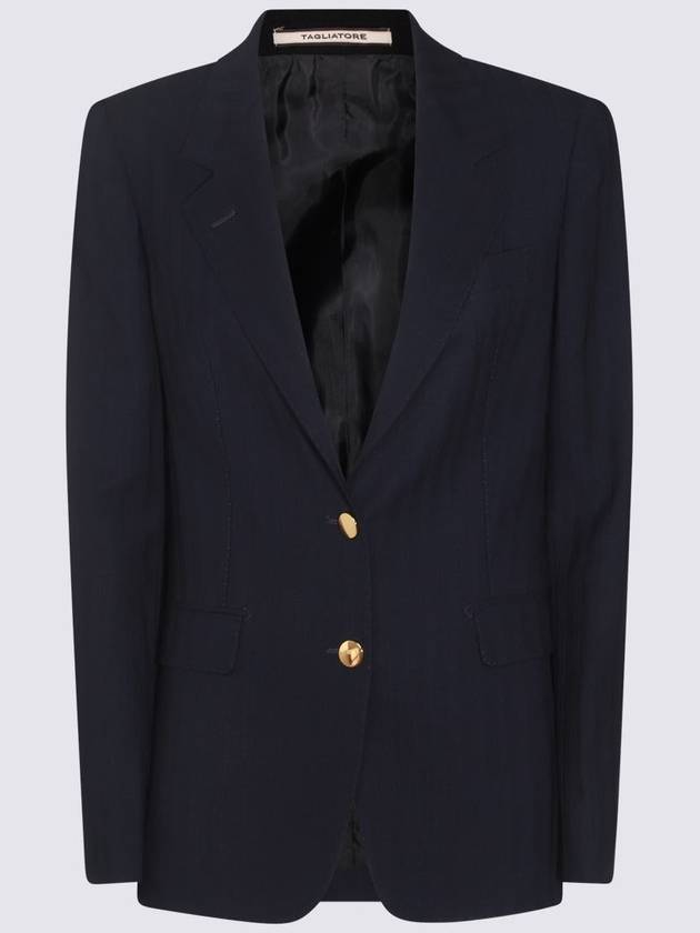 Tagliatore Navy Blue Wool Suits - TAGLIATORE - BALAAN 2