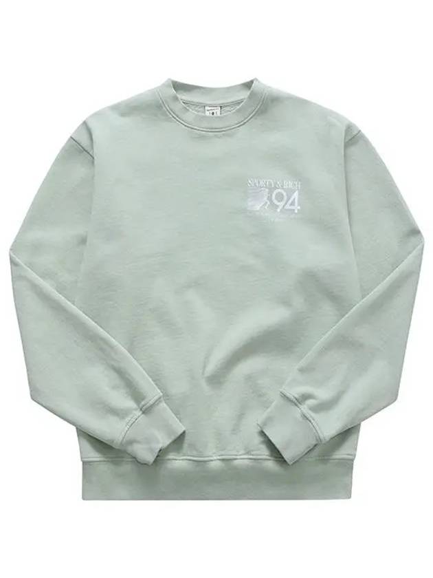 94 California Crew Neck Sweatshirt Green - SPORTY & RICH - BALAAN 3