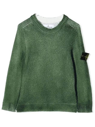 12th Anniversary Kids Waffen Crew Neck Knit Green 7416513A3 V0059 - STONE ISLAND - BALAAN 2