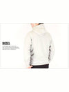 Men's Hoodie Mohawk Gray 912 - DIESEL - BALAAN 4