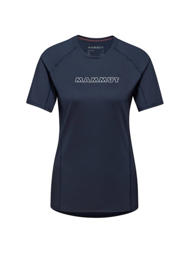 Selun FL Logo Short Sleeve T-shirt Navy - MAMMUT - BALAAN 2