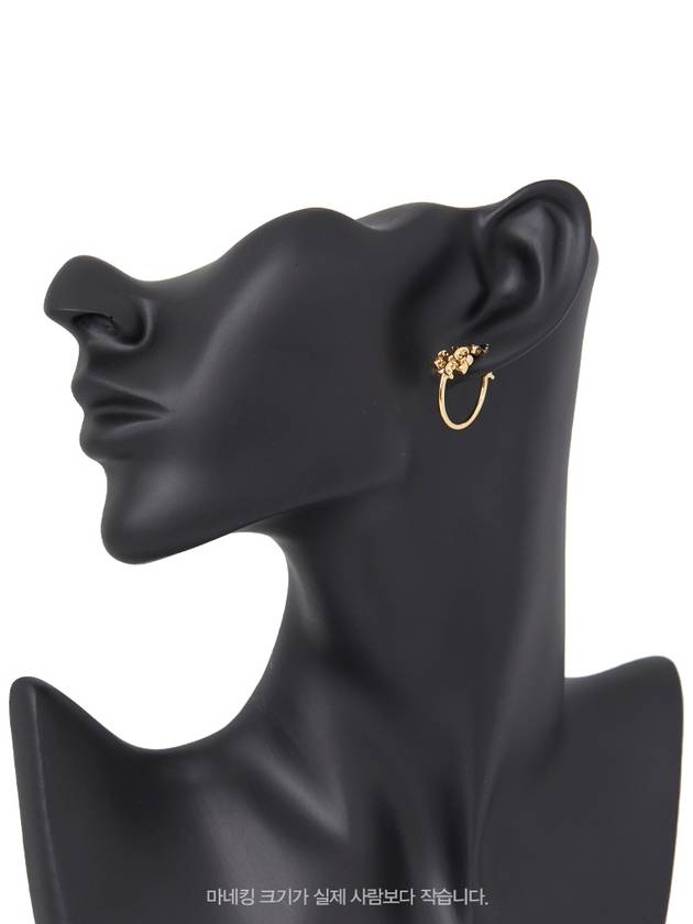 Eleanor Small Hoop Earrings Gold - TORY BURCH - BALAAN 6