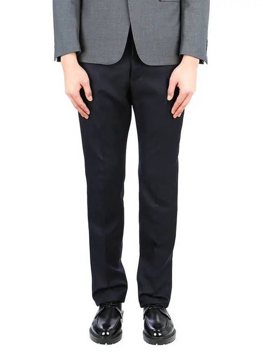 Super 120S Twill Classic Backstrap Trouser Pants Navy - THOM BROWNE - BALAAN 2