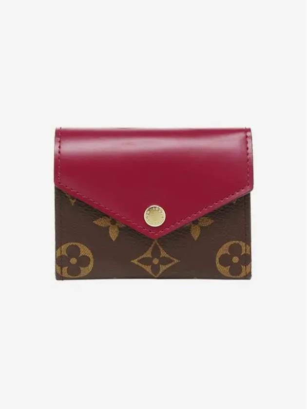 Zoe Monogram Half Wallet Red - LOUIS VUITTON - BALAAN 4