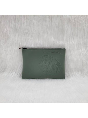 BAIN PARIS khaki pouch POLYTROUFPPMP8 - HERMES - BALAAN 1