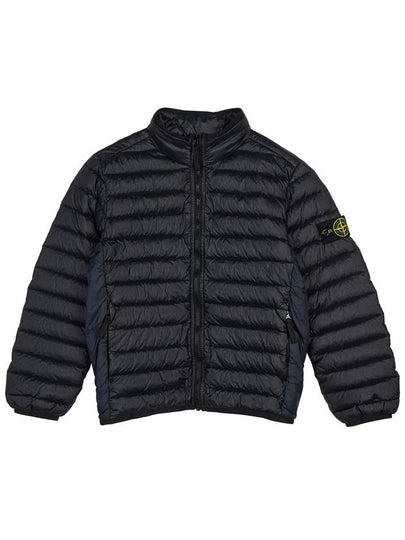 Kids Loom Woven Chambers R-Nylon Down Padding Navy - STONE ISLAND - BALAAN 2