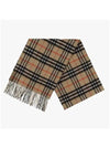 Check Reversible Cashmere Scarf Sand Green - BURBERRY - BALAAN 4