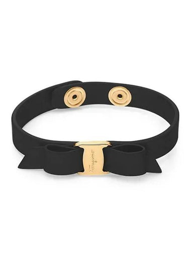 Vara Bow Bracelet Black - SALVATORE FERRAGAMO - BALAAN 1