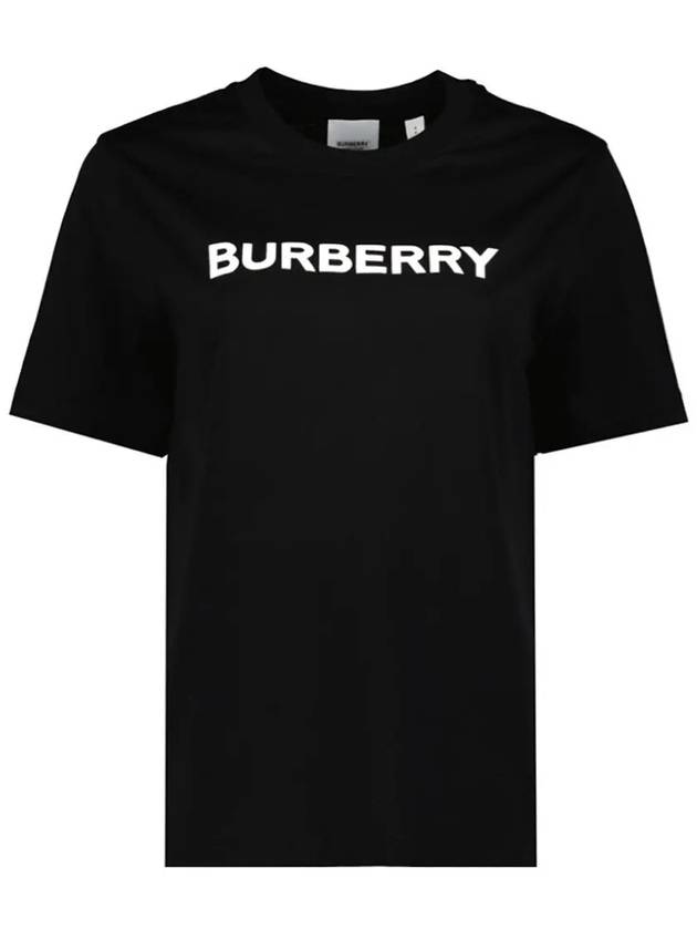 logo short sleeve t-shirt black - BURBERRY - BALAAN 3