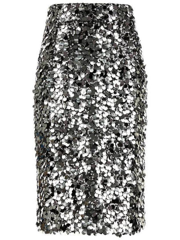 Dolce & Gabbana Sequin Embroidered Midi Skirt - DOLCE&GABBANA - BALAAN 1