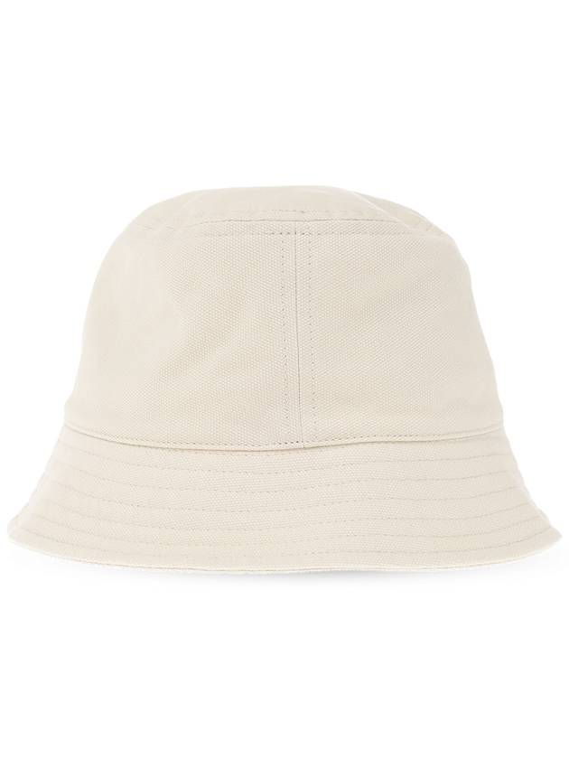 Isabel Marant Bucket Hat With Logo, Women's, Cream - ISABEL MARANT - BALAAN 3