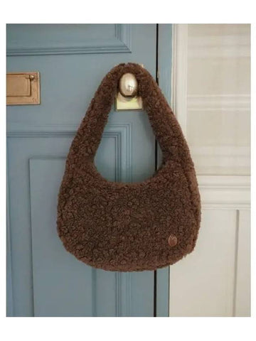 Boucle Fleece Shoulder Bag KD3BCG3107FBRN - KEDS - BALAAN 1