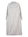 Women's Long Jacket White - BRUNELLO CUCINELLI - BALAAN 3