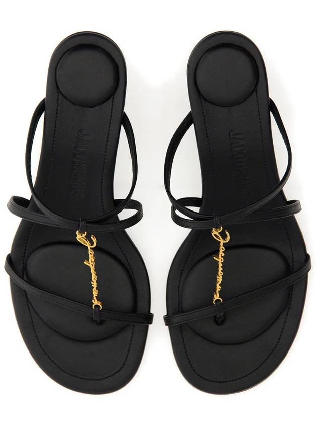 Sandals 241FO0834303990 BLACK - JACQUEMUS - BALAAN 3