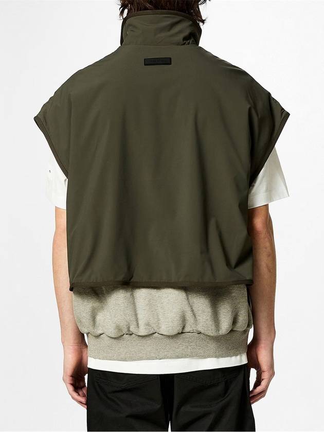 Essentials Nylon Fleece Mockneck Vest - FEAR OF GOD - BALAAN 5