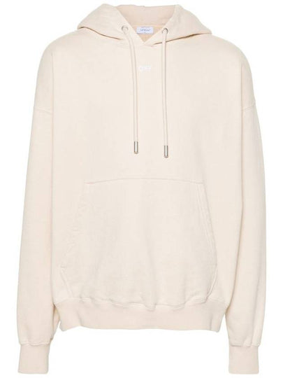 arrow embroidery hoodie OMBB085S24FLE0050301 - OFF WHITE - BALAAN 2