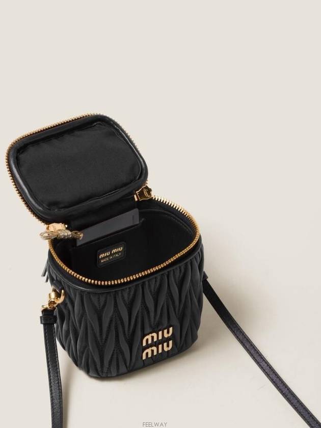 Materasse Nappa Leather Mini Pouch Bag Black - MIU MIU - BALAAN 3