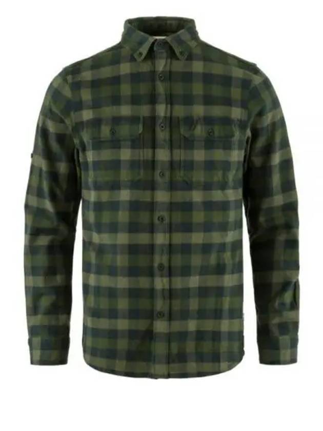 Skog Check Long Sleeve Shirt Green - FJALL RAVEN - BALAAN 2