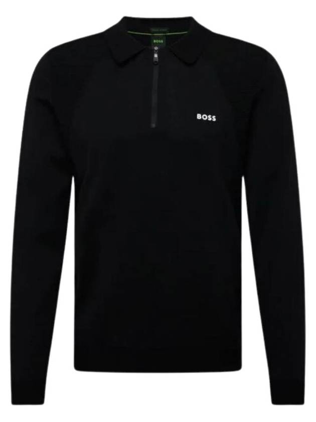 Green Momentum Lite 14 Zip Sweater 50520604 001 Life - HUGO BOSS - BALAAN 2