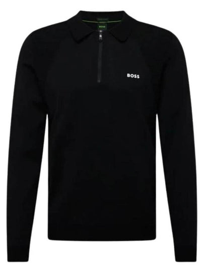 Green Momentum Lite 14 Zip Sweater 50520604 001 Life - HUGO BOSS - BALAAN 2