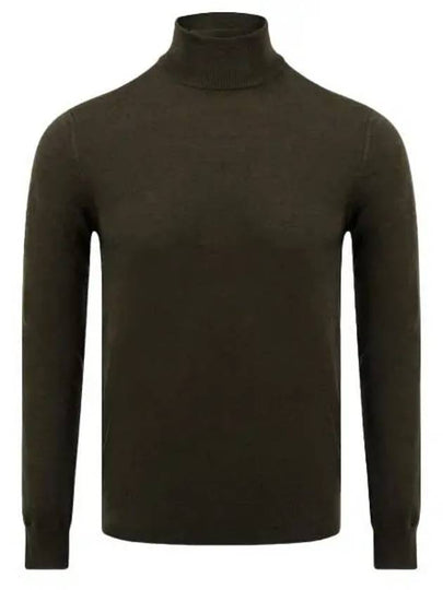 Lyd Merino Turtleneck Knit Top Green - J.LINDEBERG - BALAAN 2