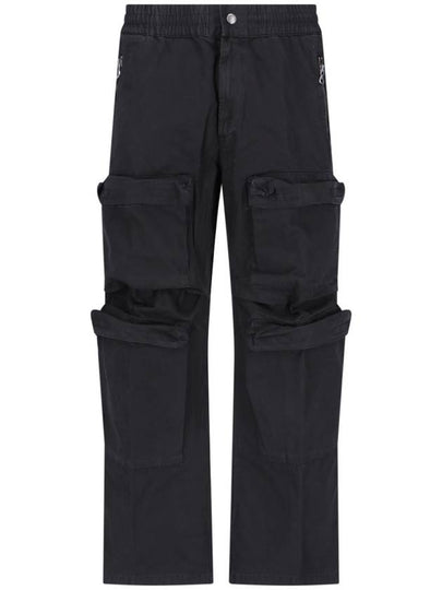 P Danzel Twill Cargo Straight Pants Black - DIESEL - BALAAN 2