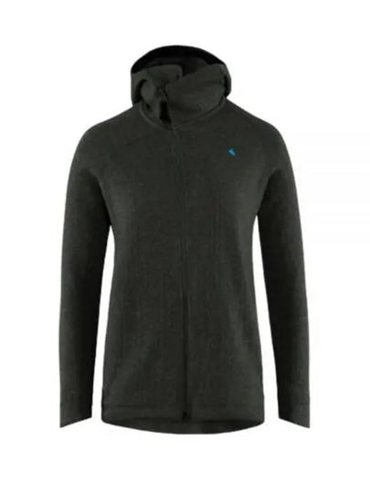 Women's Balder Zip Up Hoodie Charcoal - KLATTERMUSEN - BALAAN 2