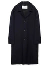 Wool Single Coat Blue - AMI - BALAAN 2