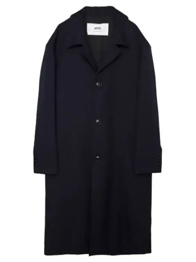 Wool Single Coat Blue - AMI - BALAAN 2