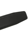 Horseshoe Buckle 35mm Leather Belt Black - MONTBLANC - BALAAN 7