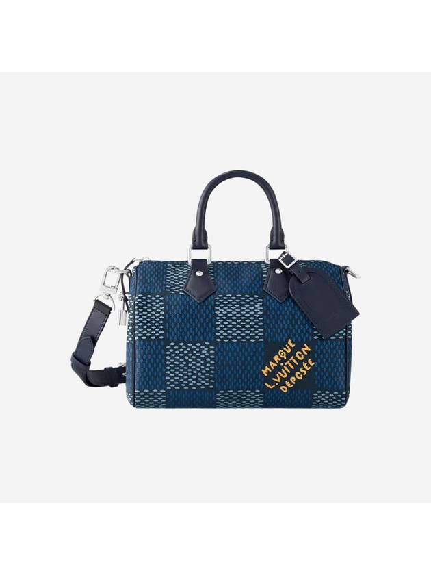 Speedy 25 Bandouliere Tote Bag Blue - LOUIS VUITTON - BALAAN 1